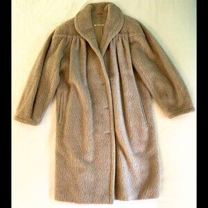 Max Mara Alpaca & Wool Vintage Coat - size 6 - FREE SHIPPING